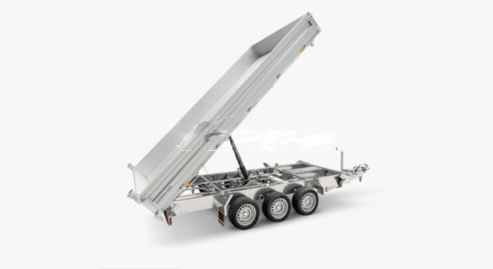REMORQUE TRI-BENNE HUMBAUR HTK 3500.41 TRIDEM (3027) – Image 3