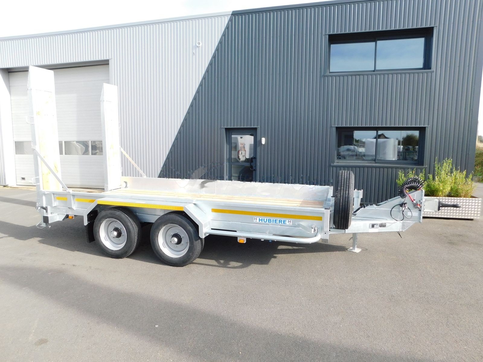 REMORQUE PORTE ENGIN HUBIERE TPR 8002 45