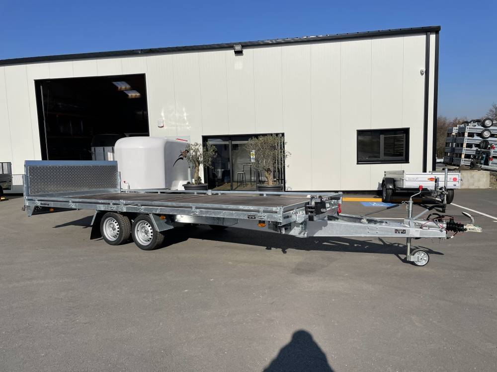 Porte engin basculant Brenderup 5m 3t500
