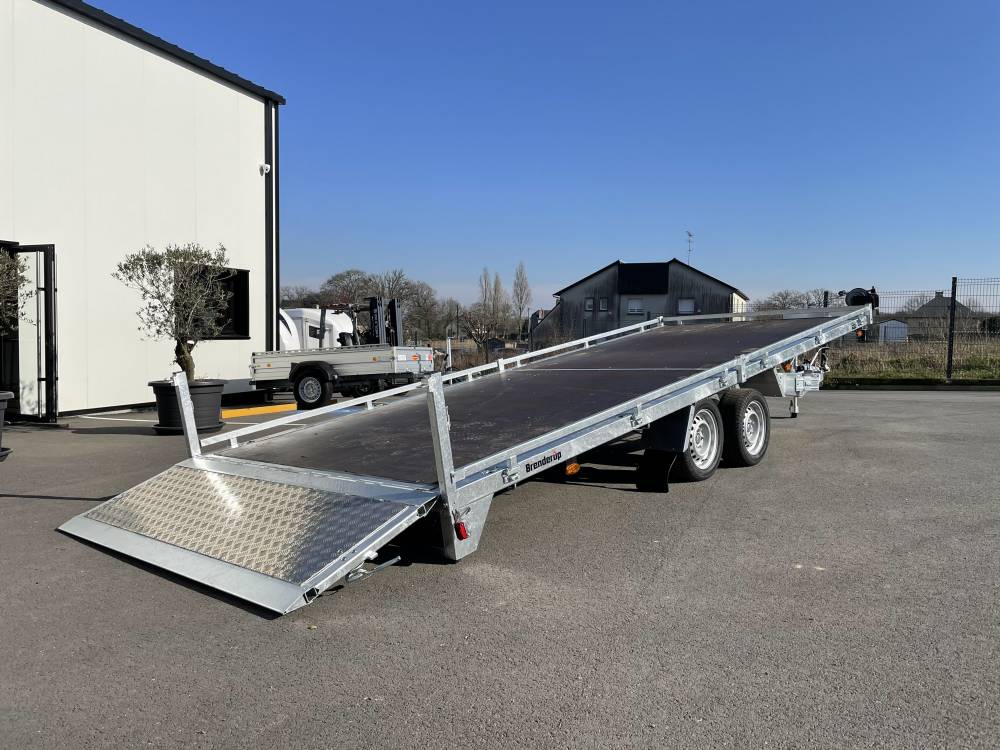 Porte engin basculant Brenderup 5m 3t500 – Image 4