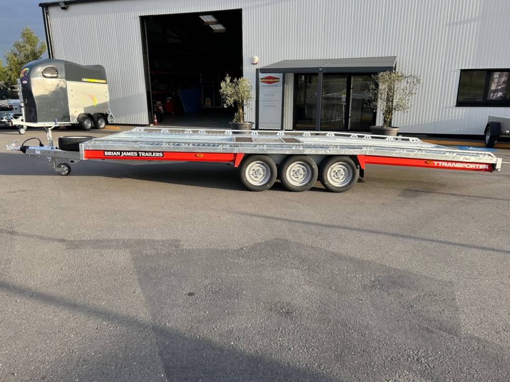 Porte voiture Brian James T Transporter 5.50m 3 essieux